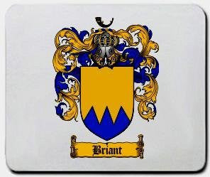 Briant coat of arms mouse pad