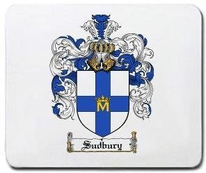 Sudbury coat of arms mouse pad