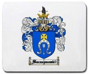 Szczepanski coat of arms mouse pad