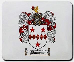 Diamond coat of arms mouse pad