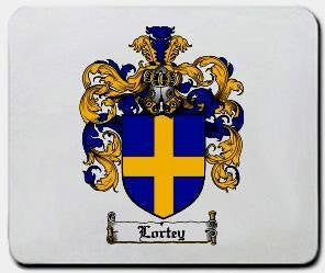 Lortey coat of arms mouse pad