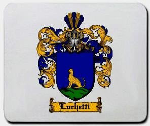 Luchetti coat of arms mouse pad