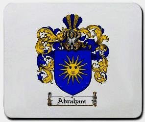 Abraham coat of arms mouse pad