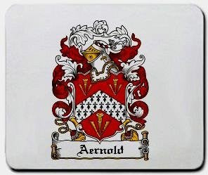 Aernold coat of arms mouse pad