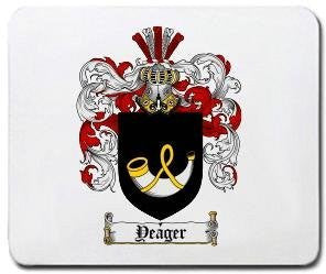Yeager coat of arms mouse pad