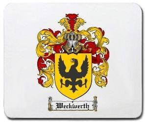 Weckwerth coat of arms mouse pad