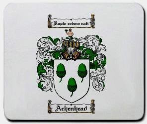 Achenhead coat of arms mouse pad