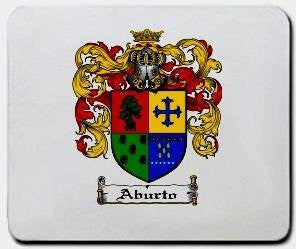 Aburto coat of arms mouse pad