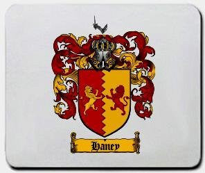 Haney coat of arms mouse pad