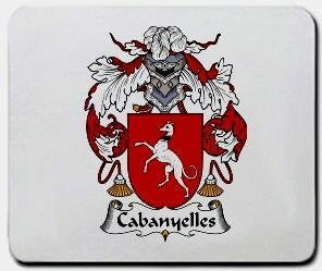 Cabanyelles coat of arms mouse pad