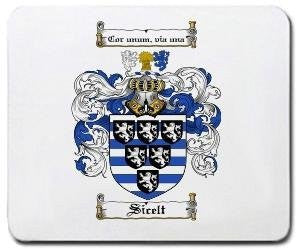 Sicelt coat of arms mouse pad