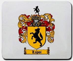 Lupoi coat of arms mouse pad