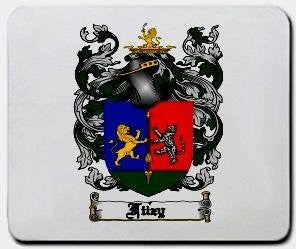 Fuzy coat of arms mouse pad
