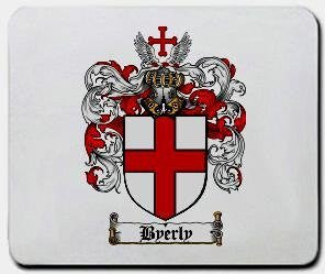Byerly coat of arms mouse pad