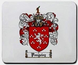 Pengeley coat of arms mouse pad