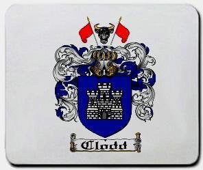 Clodd coat of arms mouse pad