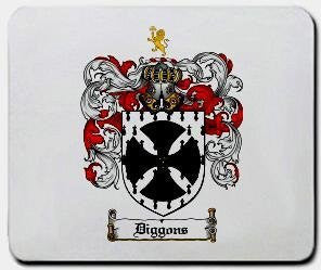 Diggons coat of arms mouse pad