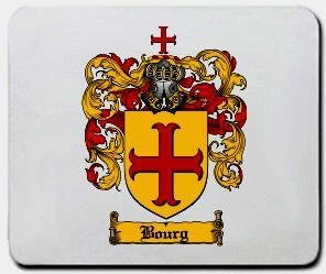 Bourg coat of arms mouse pad