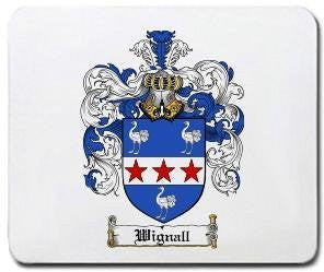 Wignall coat of arms mouse pad