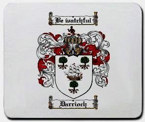 Darrioch coat of arms mouse pad