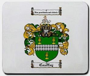 Cauffey coat of arms mouse pad