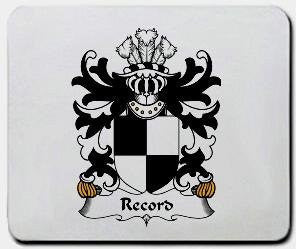 Record coat of arms mouse pad