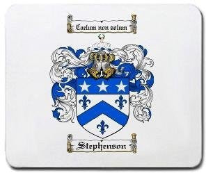 Stephenson coat of arms mouse pad