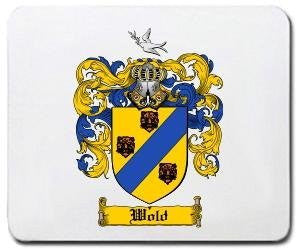 Wold coat of arms mouse pad