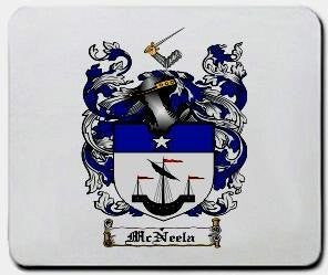 Mcneela coat of arms mouse pad