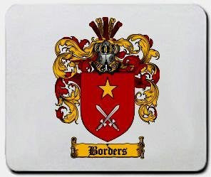 Borders coat of arms mouse pad