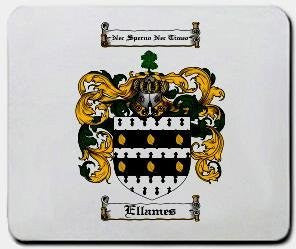 Ellames coat of arms mouse pad
