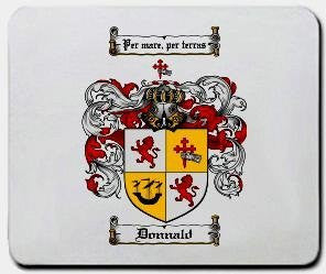 Donnald coat of arms mouse pad
