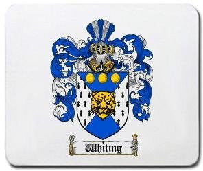 Whiting coat of arms mouse pad