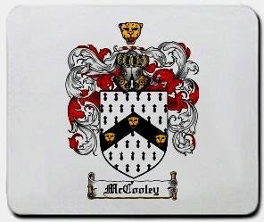 Mccooley coat of arms mouse pad