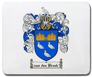 Van-den-broek coat of arms mouse pad