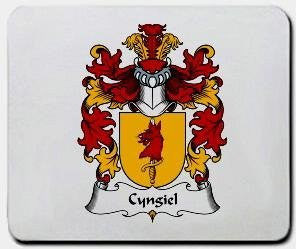 Cyngiel coat of arms mouse pad