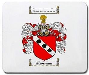 Stevensan coat of arms mouse pad