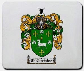 O'curtaine coat of arms mouse pad
