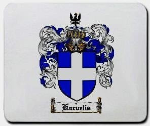 Karvelis coat of arms mouse pad