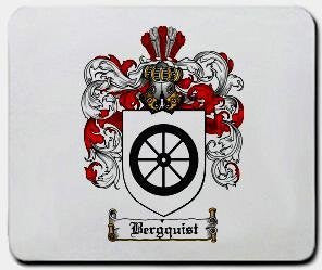 Bergquist coat of arms mouse pad