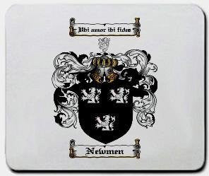 Newmen coat of arms mouse pad