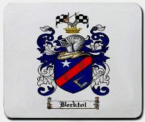 Becktol coat of arms mouse pad