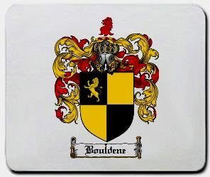 Bouldene coat of arms mouse pad