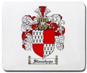 Stanehope coat of arms mouse pad