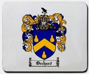 Orchard coat of arms mouse pad