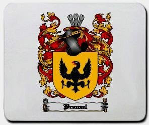 Branzel coat of arms mouse pad