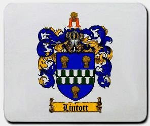 Lintott coat of arms mouse pad