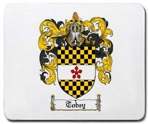 Tobey coat of arms mouse pad