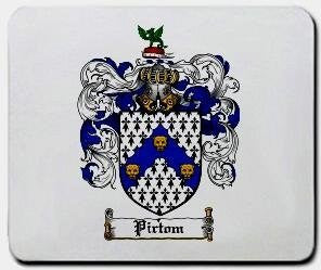 Pirtom coat of arms mouse pad