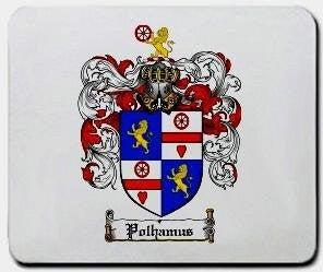 Polhamus coat of arms mouse pad